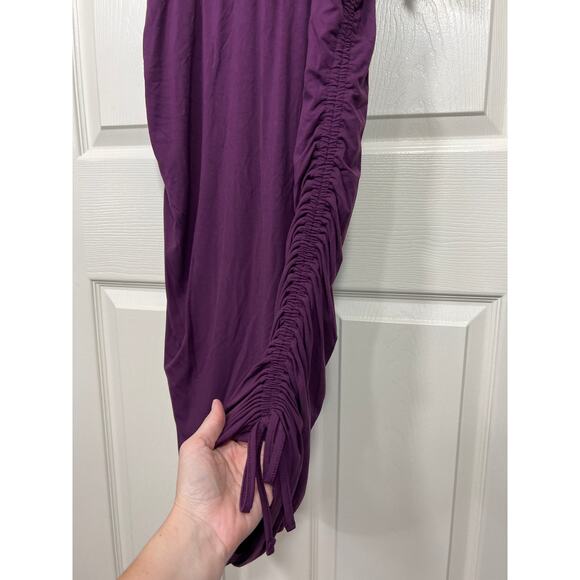 New Calvin Klein Dress Crewneck Sleeveless Ruched Side Drawstring Sheath 12 - Picture 5 of 11